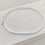 Bracelete Prata Legitima 925 Fio Quadrado 3mm Liso 