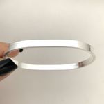 Bracelete Prata Legitima 925 Fio Quadrado 6 milimetros