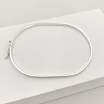 Bracelete Fio Quadrado 2mm Liso Prata 925