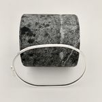 Bracelete Prata Legitima 925 Fio Quadrado 1,5 milímetros Liso 