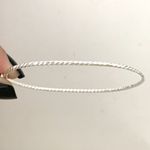 Bracelete Prata Legitima 925 Fio Torcido 2 milímetros 