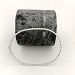 Bracelete Prata Legitima 925 Fio Torcido 2 milímetros 