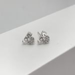 Brinco Prata Legítima 925 Love com Coraçao com Zirconia 