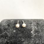 Brinco Prata Legítima 925 Perola 4mm 