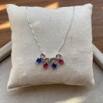 Pingente Prata Legitima 925 Menino com Zirconia Coração Azul Escuro 