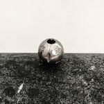 Berloque Prata Legitima 925 Redondo Com Zircônia 