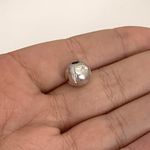 Berloque Prata Legitima 925 Redondo Com Zircônia 