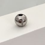 Berloque Prata Legitima 925 Redondo Com Zircônia 