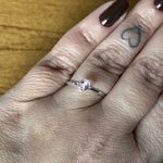 Anel Solitário Prata Legítima 925 Zirconia Rosa Claro 5 milímetros 