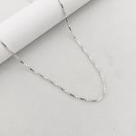 Corrente Prata Legítima 925 Veneziana V15 50cm 1,8gr 