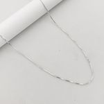 Corrente Prata Legítima 925 Veneziana V15 60cm 2,1gr