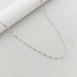 Corrente Prata Legítima 925 Veneziana V15 45cm 1,9gr 