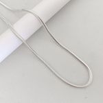 Corrente Prata Legítima 925 Modelo Lacraia 45cm