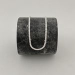 Colar Prata Legitima 925 Riviera Cristal 40cm + 5cm de Extensor 