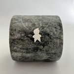 Colar Ponto Luz Menino em Madre Perola Fio Nylon 40cm