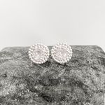 Brinco Prata Legitima 925 Zirconia Cristal com Detalhes