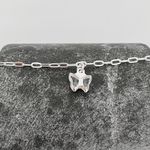 Pulseira Infantil Prata Legitima 925 Borboletas com Zirconia 1,2gr