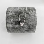 Gargantilha Prata Legitima 925 Moissanite 3mm 40cm + 5 Extensor