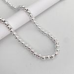 Colar Prata Legitima 925 Bola 6mm 9,2gr