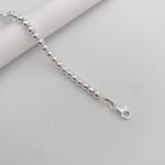 Pulseira Prata Legitima 925 Bola 4mm 5,2gr