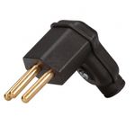 Tomada Desmontavel Macho 2 Polos + Terra 10A 250V PA013116