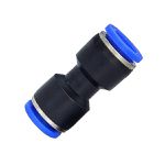 Conexão Pneumática de Engate Rápido União Reta de Redução Tubo 12mm x 10mm PG1210E