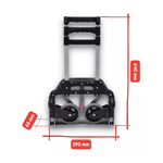 CARRINHO DOBRAVEL PARA TRANSPORTE EM ALUMINIO CAP.70 KILOS