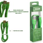 CABO CONECTOR USB 2.0 PARA TIPO C VERDE