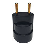 PORTA LAMPADA PLUG ADAPTADOR MACHO COM PINO 250V - 150W