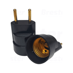 PORTA LAMPADA PLUG ADAPTADOR MACHO COM PINO 250V - 150W