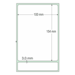 ETIQUETA ADESIVA COUCHE 100 X 154MM X 1 COL. X 36MT BRANCA