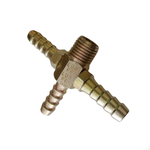 EMENDA EM CRUZ ROSCA 1/4´´ NPT X 1/4´´ ESCAMA