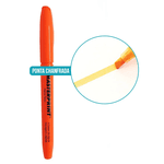 CANETA MARCA TEXTO LARANJA