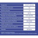 LAVADORA ALTA PRESSAO ZM BOMBAS LR14 110V MONOFASICA 1CV