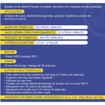 LAVADORA ALTA PRESSAO ZM BOMBAS LR28/3 220V TRIFASICA 2CV