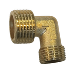 COTOVELO MACHO EM LATAO 1/2" NPT X 3/8" NPT