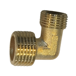 COTOVELO MACHO EM LATAO 1/2" NPT X 3/8" NPT