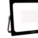 PROJETOR REFLETOR LED ELGIN BIVOLT 100W IP65 6500K BRANCO FRIO