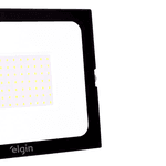 PROJETOR REFLETOR LED ELGIN BIVOLT 100W IP65 6500K BRANCO FRIO