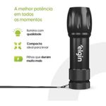 LANTERNA DE BOLSO COM 3 PILHAS
