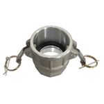 ACOPLADOR CAMLOCK TIPO D EM ALUMINIO ENCAIXE 1.1/2" ROSCA FEMEA 1" BSP
