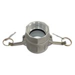 ACOPLADOR CAMLOCK TIPO D EM ALUMINIO ENCAIXE 1.1/2" ROSCA FEMEA 1" BSP