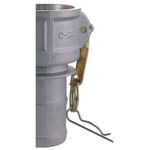 ACOPLADOR CAMLOCK TIPO C EM ALUMINIO ENCAIXE 3