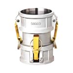 ACOPLADOR CAMLOCK TIPO DD EM ALUMINIO ENCAIXES 1.1/2