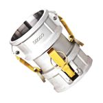ACOPLADOR CAMLOCK TIPO DD EM ALUMINIO ENCAIXES 1.1/2