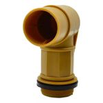 TORNEIRA P/ TAMBOR 200 LITROS EM POLIETILENO ROSCA 2" OBTURADOR CHATO