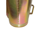 BALDE GRADUADO METALICO BICROMATIZADO LUBEFER 20 LITROS C/ ALÇA E BICO