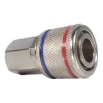 ENGATE RAPIDO 1/4" P/ AR COMPRIMIDO ROSCA FEMEA 1/4" NPT BREMEN 103