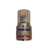 ENGATE RAPIDO 1/4" P/ AR COMPRIMIDO ROSCA FEMEA 1/4" NPT BREMEN 103