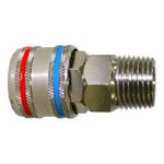 ENGATE RAPIDO 1/4" P/ AR COMPRIMIDO ROSCA MACHO 1/2" NPT BREMEN 1447